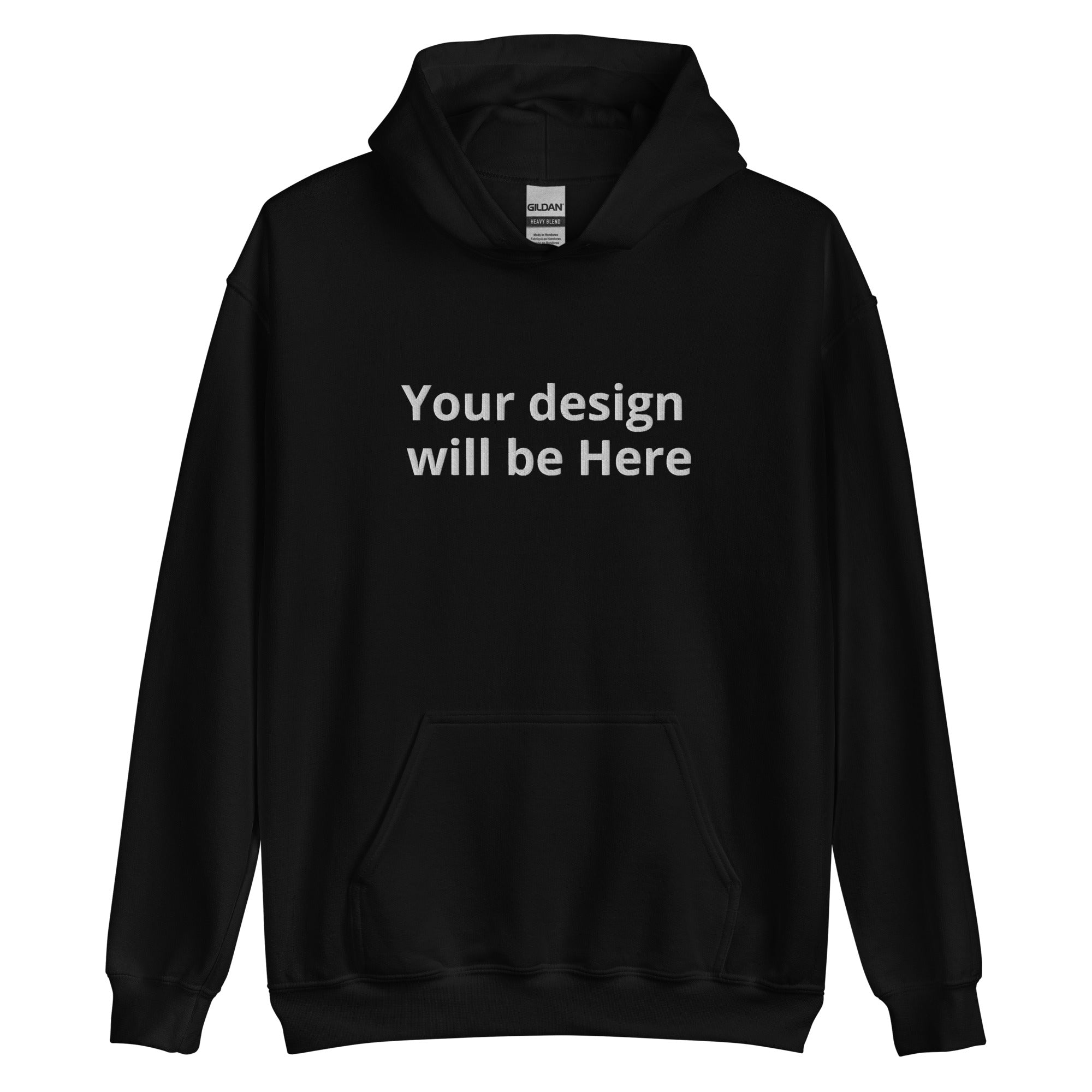 Custom Line Embroidered Hoodie