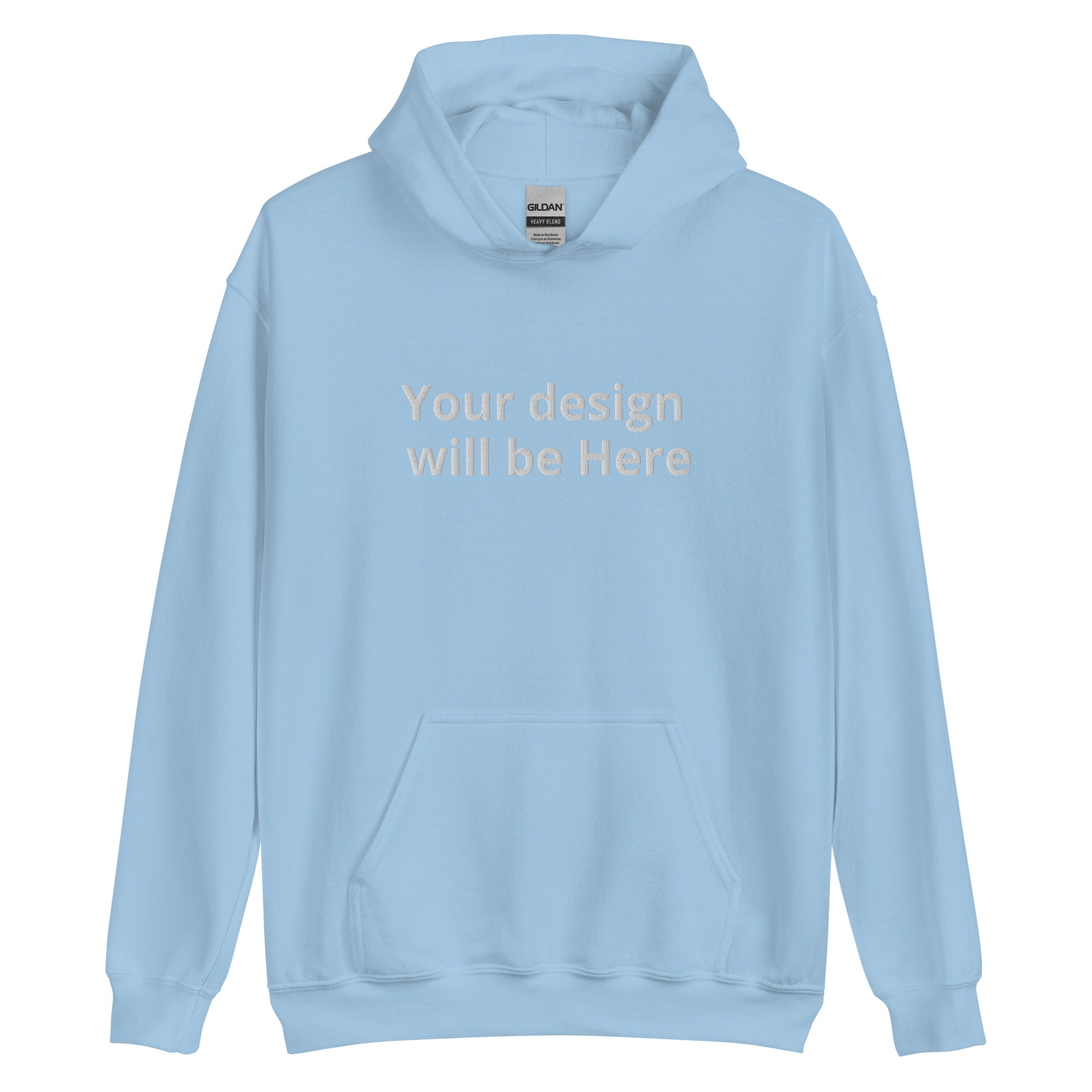 Custom Line Embroidered Hoodie